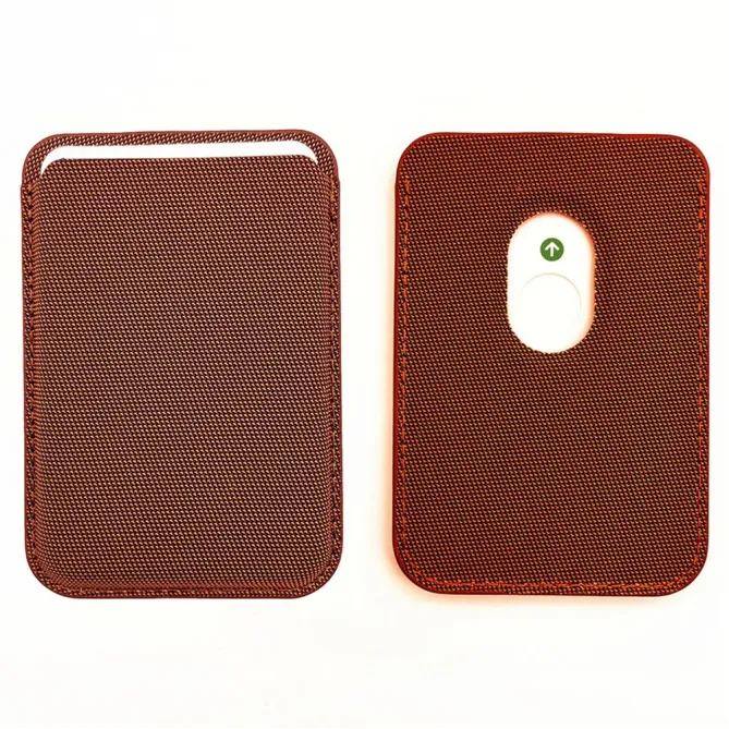 Porte-cartes Téléphone Tissu Technique Fente Ouverte 7mm | SLOTECH Marron - photo 10