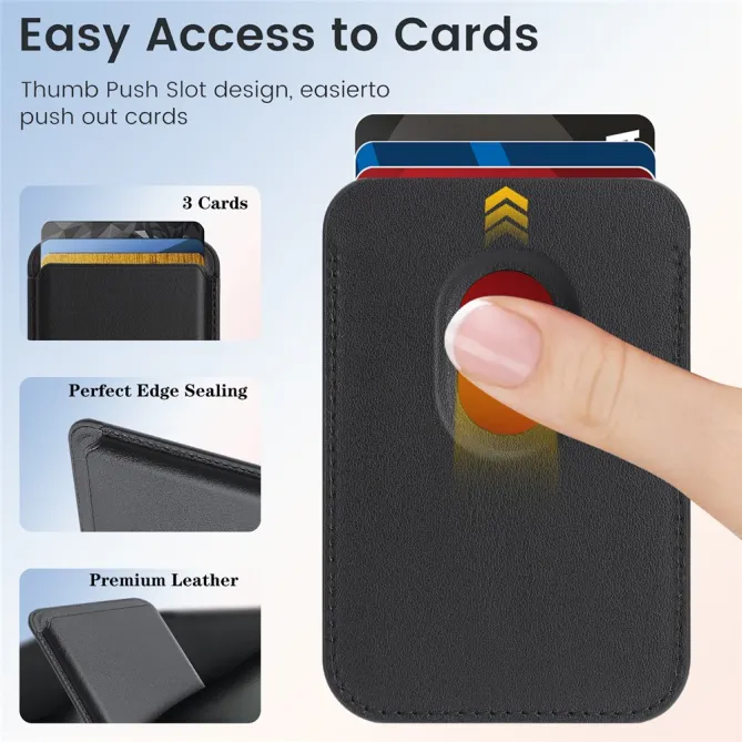 Porte-cartes Téléphone Clip à Ressort 3200Gs Anti-Chute | CLIPSAFE Noir - photo 5
