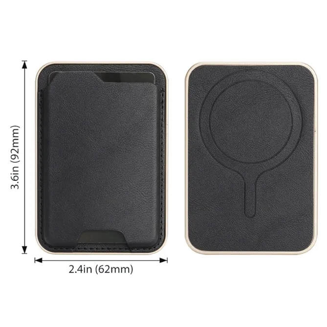 Porte-cartes Téléphone Ultra Fin Découpe Basse 7,5mm | SLIDEFLAT Noir - photo 3