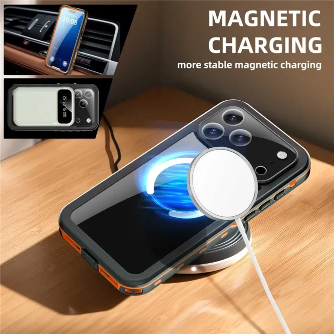 Coque iPhone 17 Pro Max étanche IP68 avec MagSafe