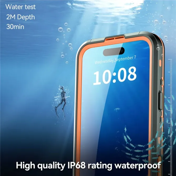 Coque iPhone 17 Pro Max étanche IP68 avec MagSafe