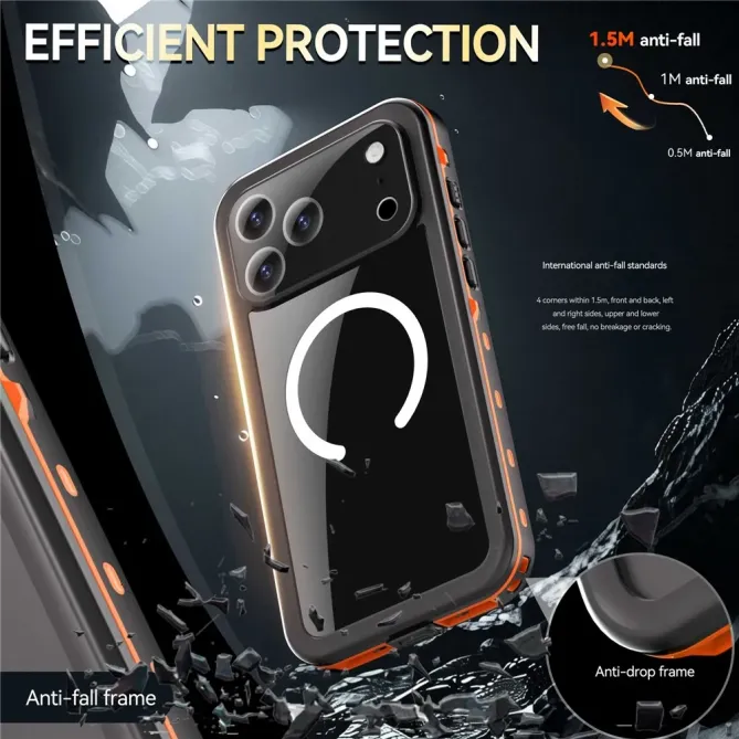 Coque iPhone 17 Pro Max étanche IP68 avec MagSafe