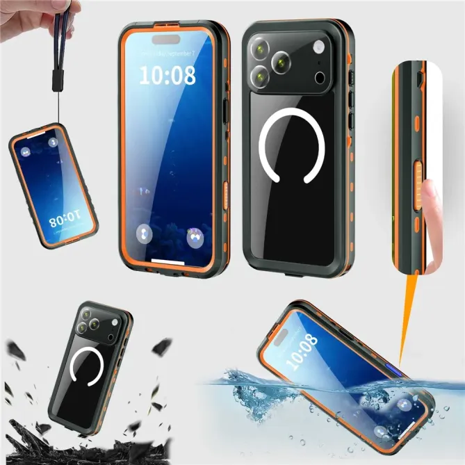 Coque iPhone 17 Pro Max étanche IP68 avec MagSafe