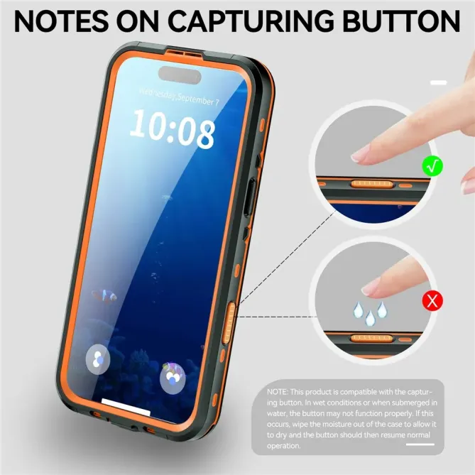 Coque iPhone 17 Pro Max étanche IP68 avec MagSafe