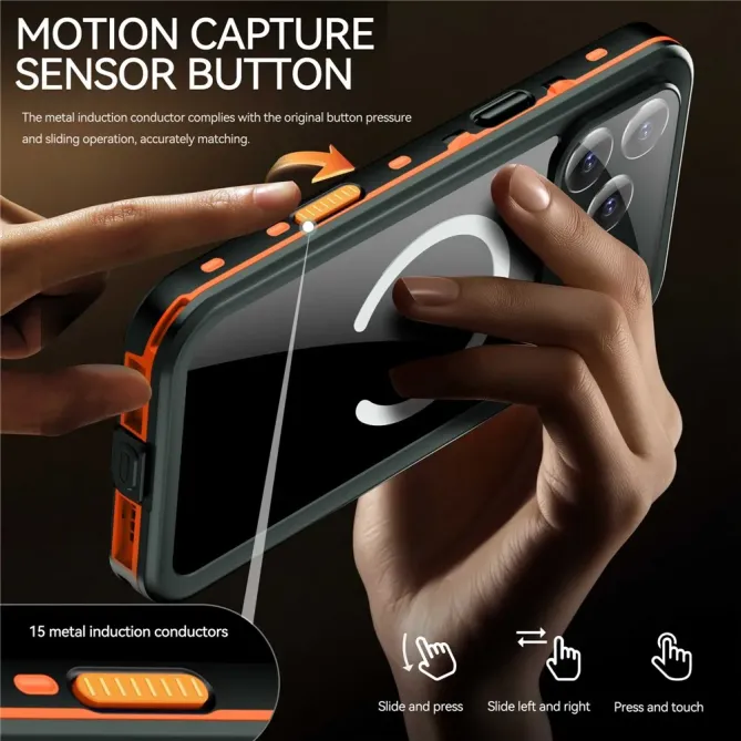 Coque iPhone 17 Pro Max étanche IP68 avec MagSafe
