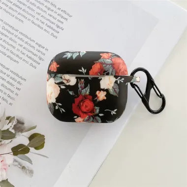Coque AirPods 4 Motif Roses Fleuries