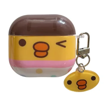 Coque AirPods 4 Poussin Amovible avec Pendentif