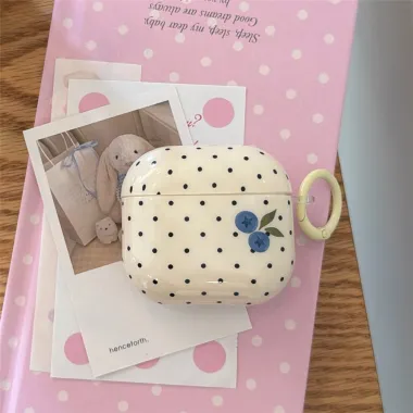 Coque AirPods 4 Myrtilles à Pois Pendentifs Assortis - photo 2
