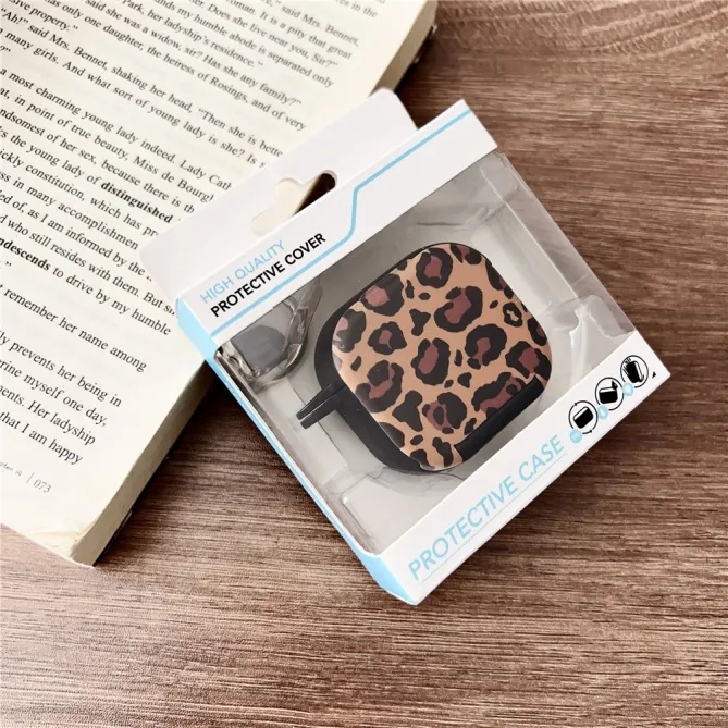Coque AirPods 4 Léopard Miroir Intégré Anneau Doré - photo 10