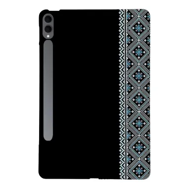 Coque Samsung Galaxy Tab S11 Ultra à S8 Ultra Motif Brodé Losanges