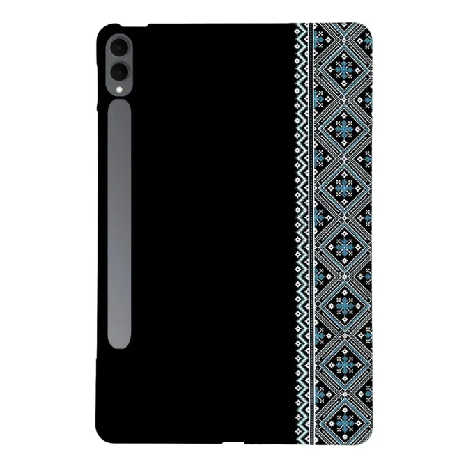 Coque Samsung Galaxy Tab S11 Ultra à S8 Ultra Motif Brodé Losanges