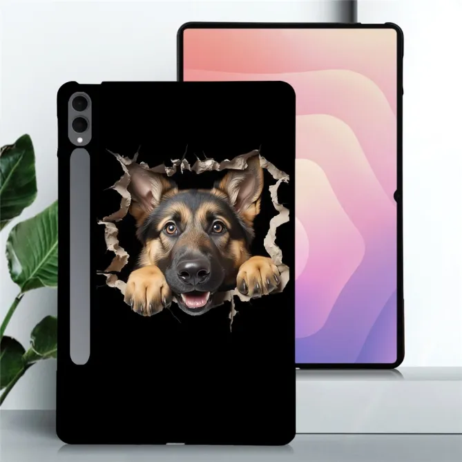 Coque Samsung Galaxy Tab S11 Ultra à S8 Ultra Chien Trompe-l'Œil - photo 2
