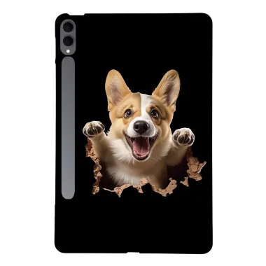 Coque Samsung Galaxy Tab S11 Ultra à S8 Ultra Corgi Surgissant