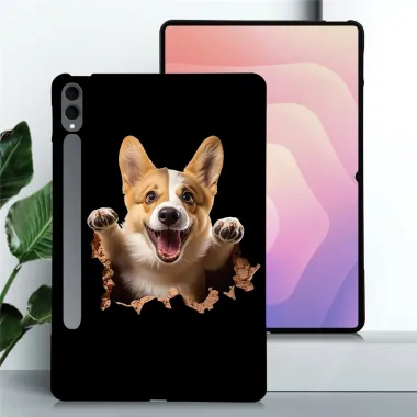 Coque Samsung Galaxy Tab S11 Ultra à S8 Ultra Corgi Surgissant - photo 2
