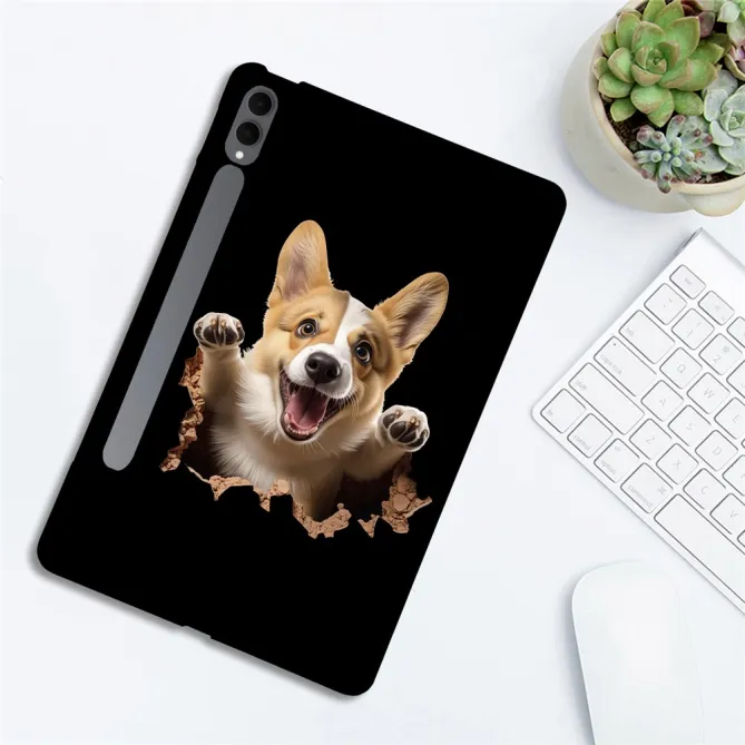 Coque Samsung Galaxy Tab S11 Ultra à S8 Ultra Corgi Surgissant - photo 3