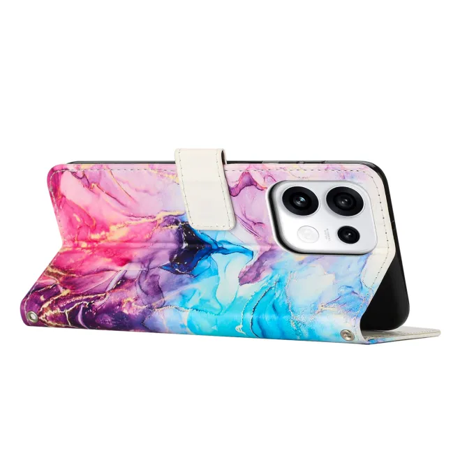 Housse OPPO Reno16 F/FS Marbre Crépuscule avec Porte-Cartes - photo 2