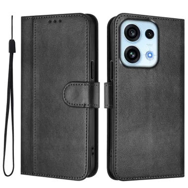 Housse Oppo Reno16 FS / 16 F Portefeuille Cordon de Transport Noir - photo 12