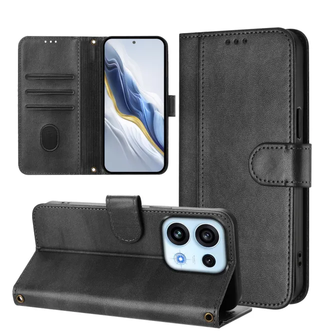 Housse Oppo Reno16 FS / 16 F Portefeuille Cordon de Transport Noir - photo 13