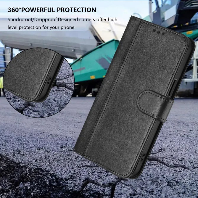 Housse Oppo Reno16 FS / 16 F Portefeuille Cordon de Transport Noir - photo 19
