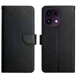 Housse OPPO Reno16 F/FS Smooth Touch Cuir Noir