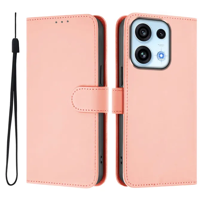 Housse OPPO Reno16 F/FS Sobre avec Rangement Cartes et Cordon Rose - photo 15
