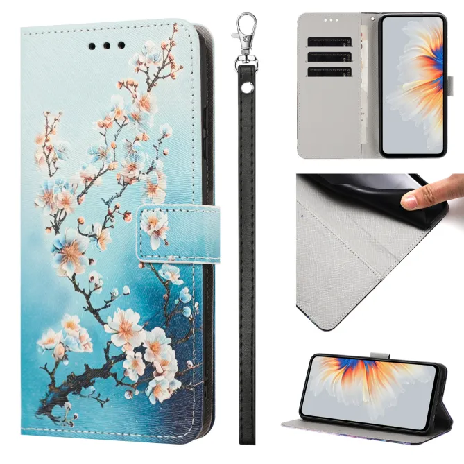 Housse pour OPPO Reno16 F/FS à Branches de Prunier Fleuries - photo 6