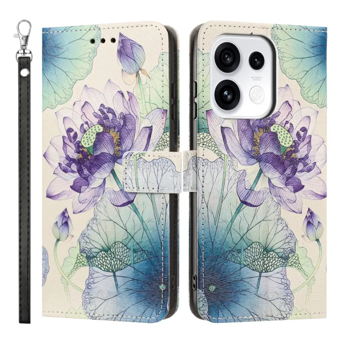 Housse pour OPPO Reno16 F/FS à Lotus Aquarelle