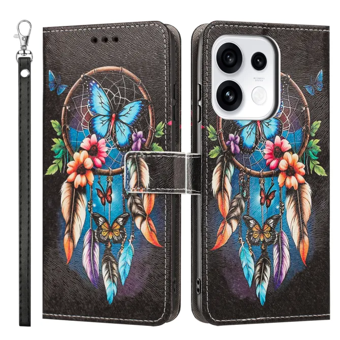 Housse OPPO Reno16 F/FS à Attrape-Rêves et Papillon