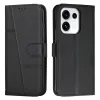 Housse pour OPPO Reno16 F/FS à Effet Surpiqûres Noir