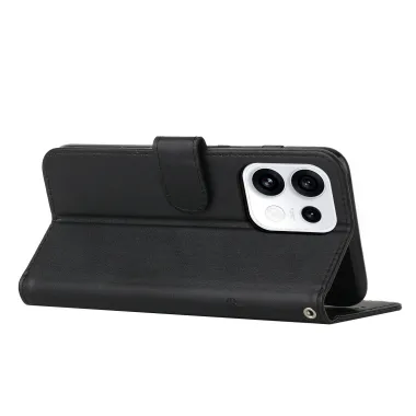 Housse pour OPPO Reno16 F/FS à Effet Surpiqûres Noir - photo 2