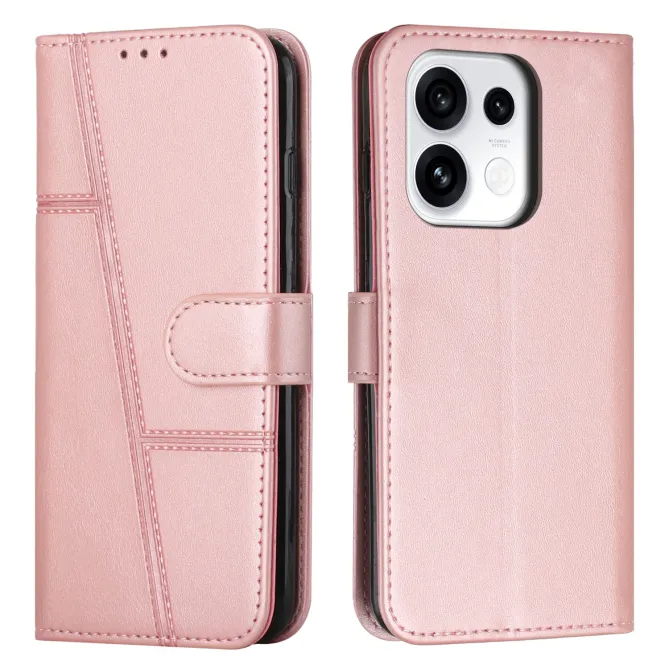 Housse pour OPPO Reno16 F/FS à Effet Surpiqûres Rose - photo 41