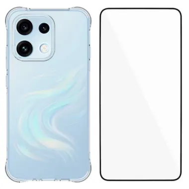 Pack Oppo Reno 16 F / 16 FS coque transparente et verre trempé
