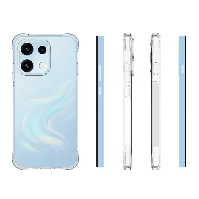 Pack Oppo Reno 16 F / 16 FS coque transparente et verre trempé - photo 6