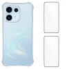 Pack Oppo Reno 16 F / 16 FS coque transparente et 2 verres trempés