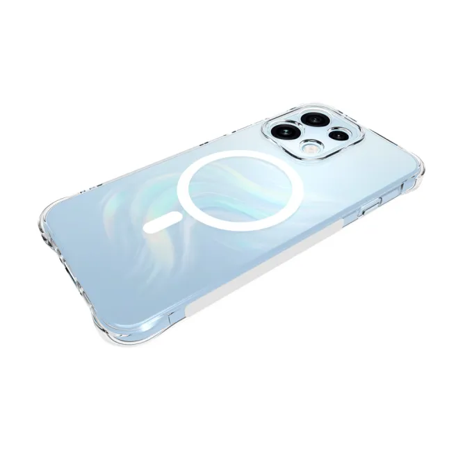 Pack Oppo Reno 16 F / 16 FS coque transparente magnétique et 2 verres trempés - photo 3
