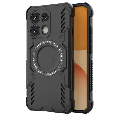 Coque Oppo Reno 16 F / 16 FS Butterfly Magnétique Noir