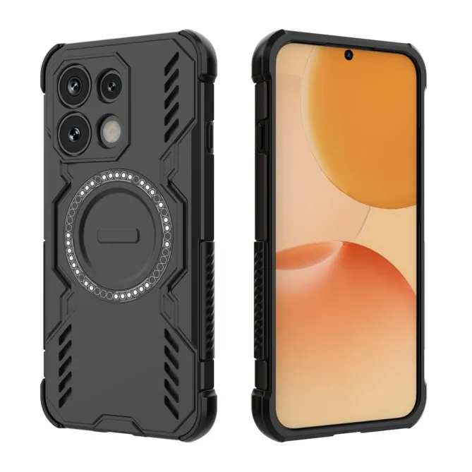 Coque Oppo Reno 16 F / 16 FS Butterfly Magnétique Noir - photo 4