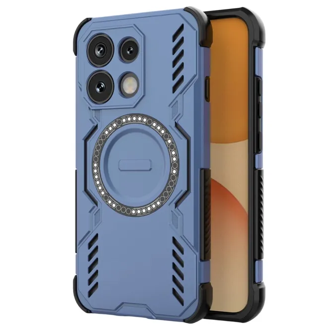 Coque Oppo Reno 16 F / 16 FS Butterfly Magnétique Bleu - photo 7