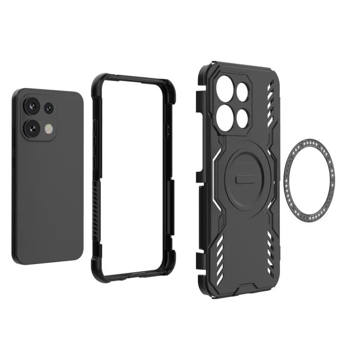 Coque Oppo Reno 16 F / 16 FS Butterfly Magnétique Bleu - photo 8