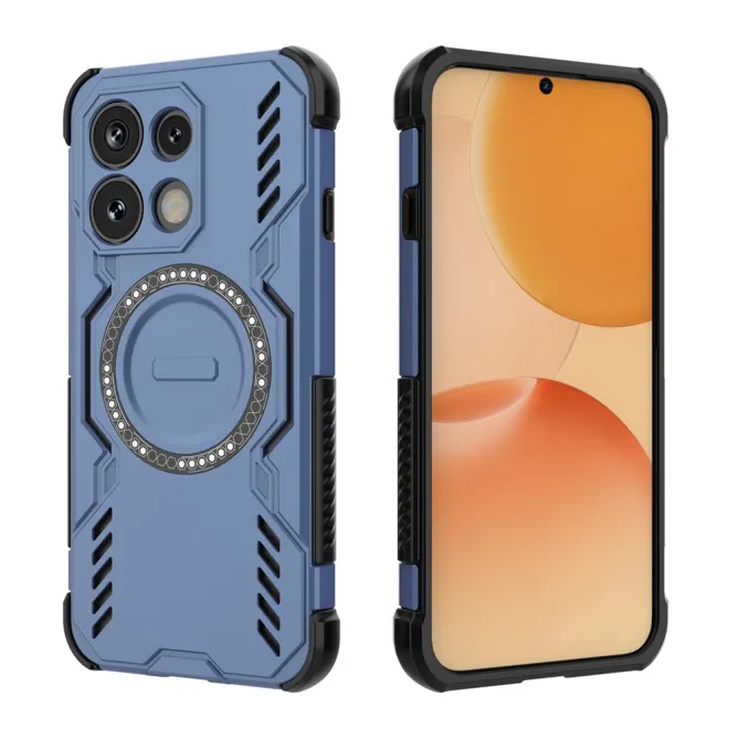 Coque Oppo Reno 16 F / 16 FS Butterfly Magnétique Bleu - photo 10