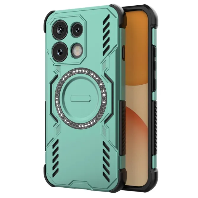 Coque Oppo Reno 16 F / 16 FS Butterfly Magnétique Vert - photo 13