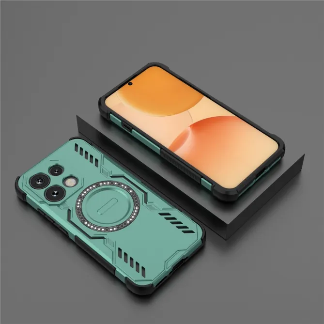 Coque Oppo Reno 16 F / 16 FS Butterfly Magnétique Vert - photo 18