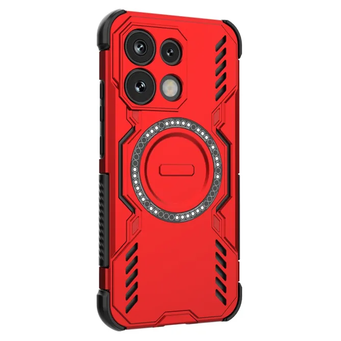 Coque Oppo Reno 16 F / 16 FS Butterfly Magnétique Rouge - photo 21