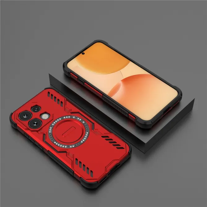 Coque Oppo Reno 16 F / 16 FS Butterfly Magnétique Rouge - photo 24