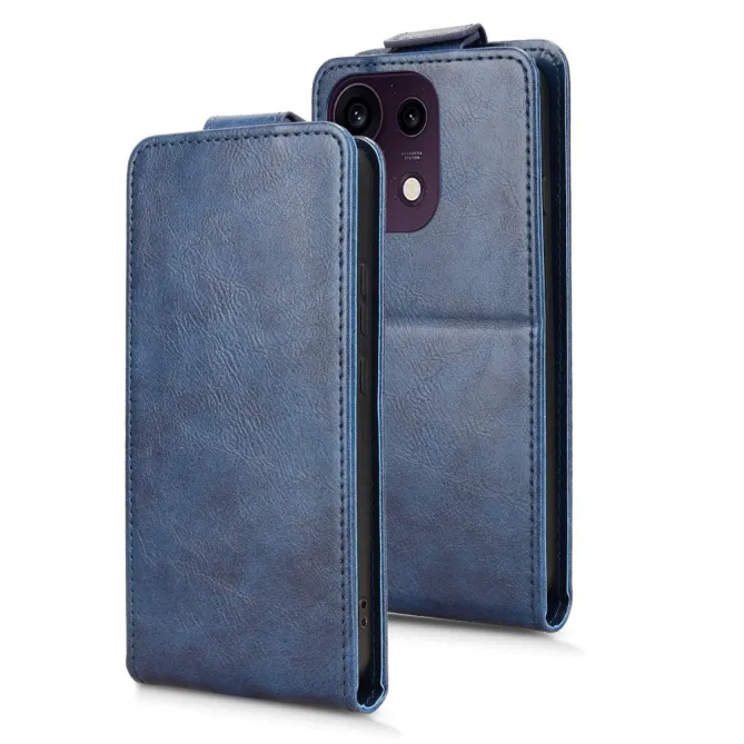 Housse Oppo Reno 16 F / 16 FS à rabat vertical simili cuir Bleu Foncé - photo 14