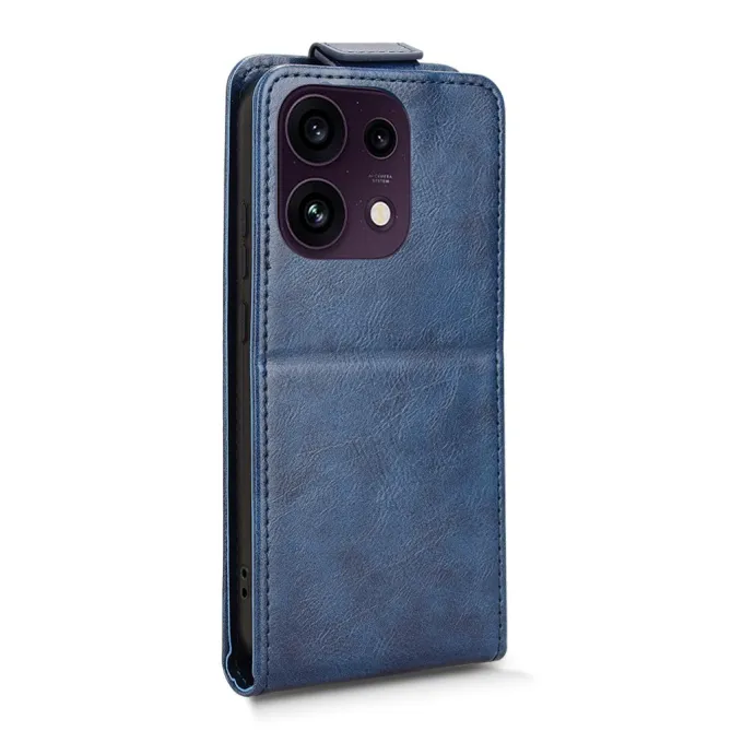 Housse Oppo Reno 16 F / 16 FS à rabat vertical simili cuir Bleu Foncé - photo 16