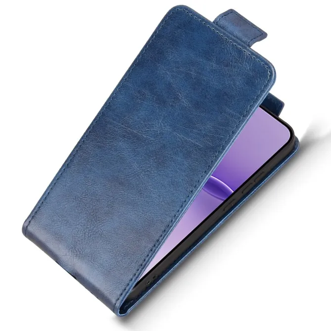 Housse Oppo Reno 16 F / 16 FS à rabat vertical simili cuir Bleu Foncé - photo 17