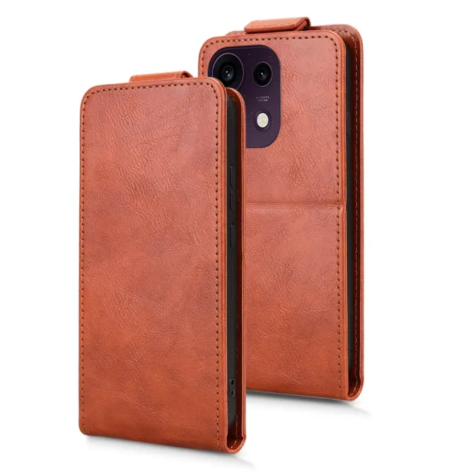 Housse Oppo Reno 16 F / 16 FS à rabat vertical simili cuir Marron - photo 23