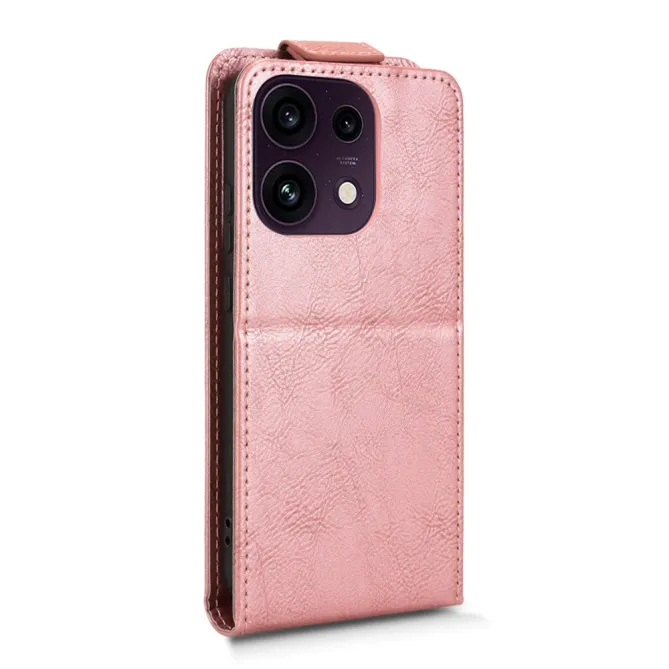 Housse Oppo Reno 16 F / 16 FS à rabat vertical simili cuir Or Rose - photo 34