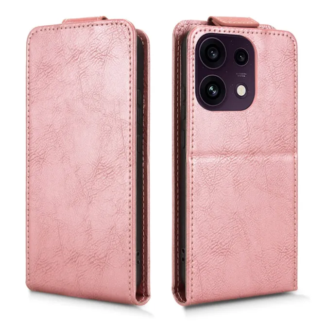 Housse Oppo Reno 16 F / 16 FS à rabat vertical simili cuir Or Rose - photo 36